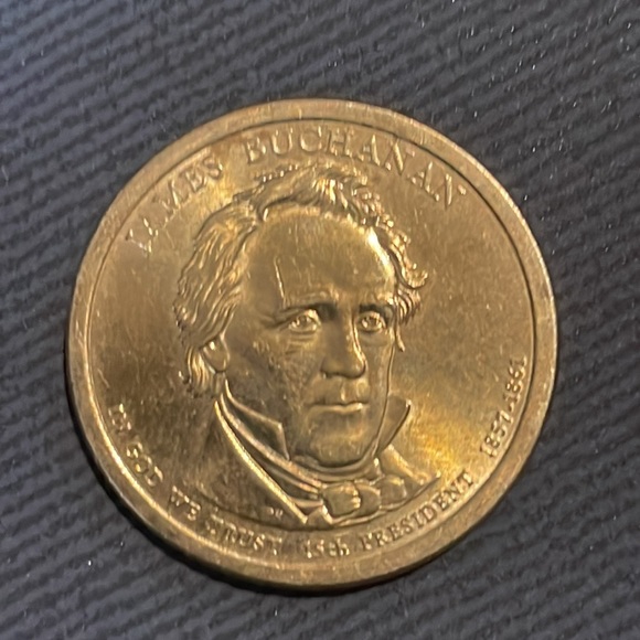 1 dollar coin James Buchanan - Picture 2 of 2